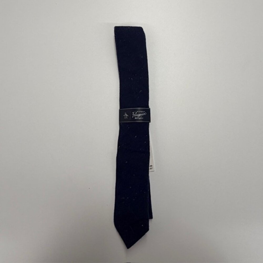 Original Penguin Cotton Neck Tie in Navy